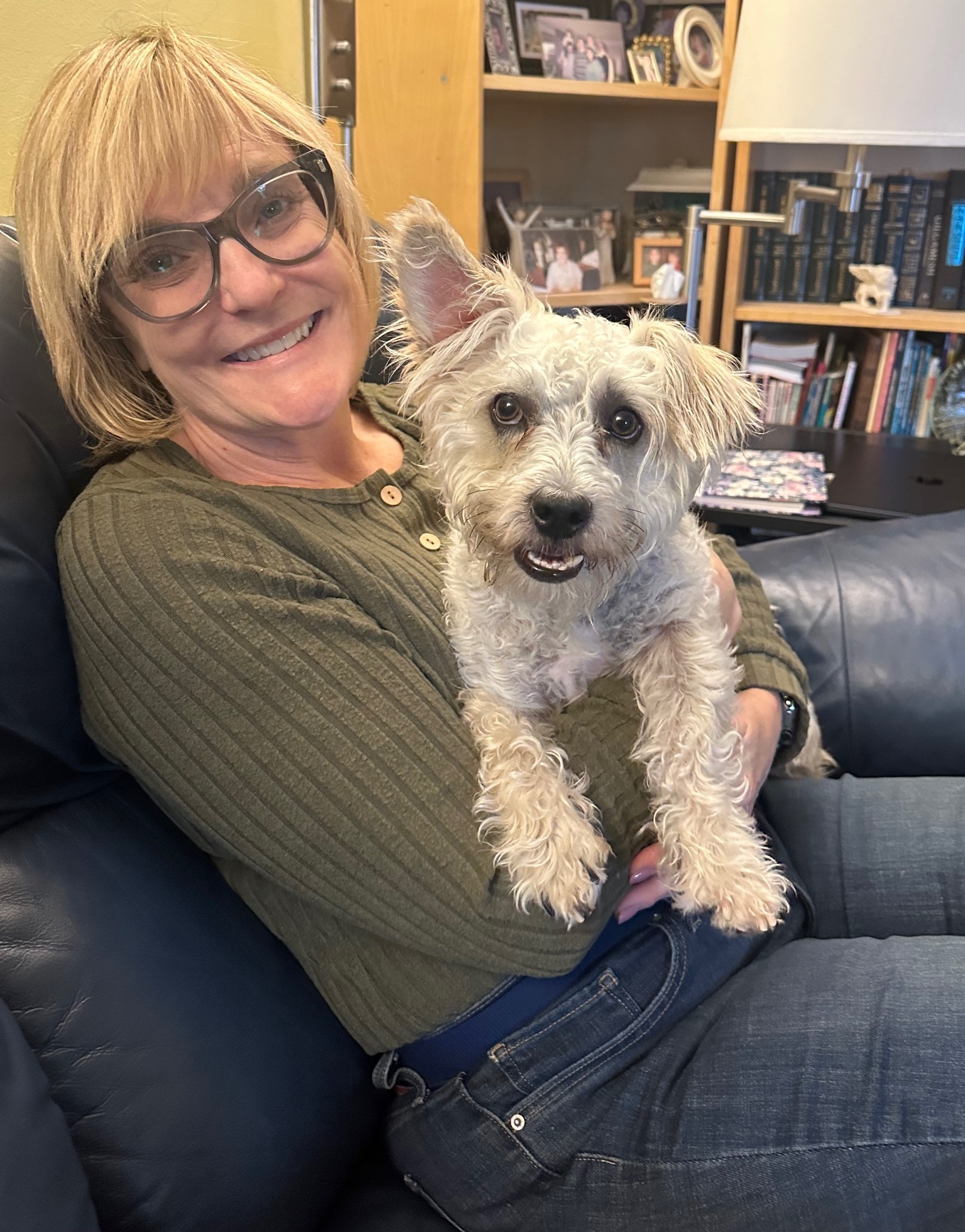 Kathy and friend